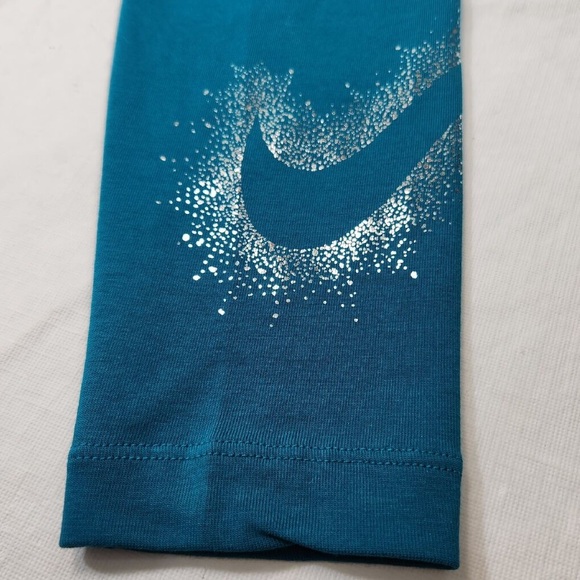 Nike Women Bright Spruce Stardust High-Waisted Leggings - Picture 3 of 3